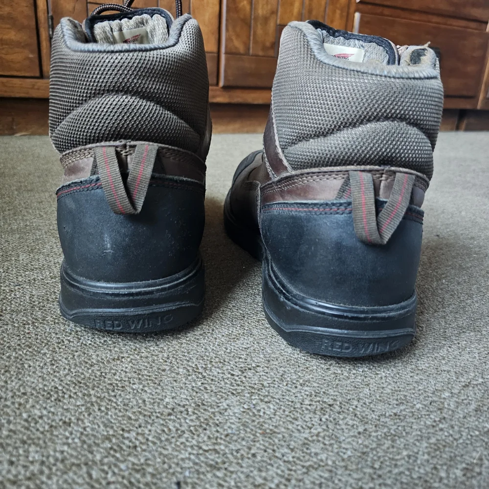 Men's Rugged Brown Leather Boots